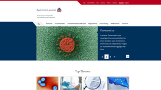 Neues Fenster: Webseite des Paul-Ehrlich-Instituts Zur Website des Paul-Ehrlich-Instituts